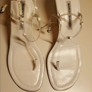 White/clear Summer Sandals